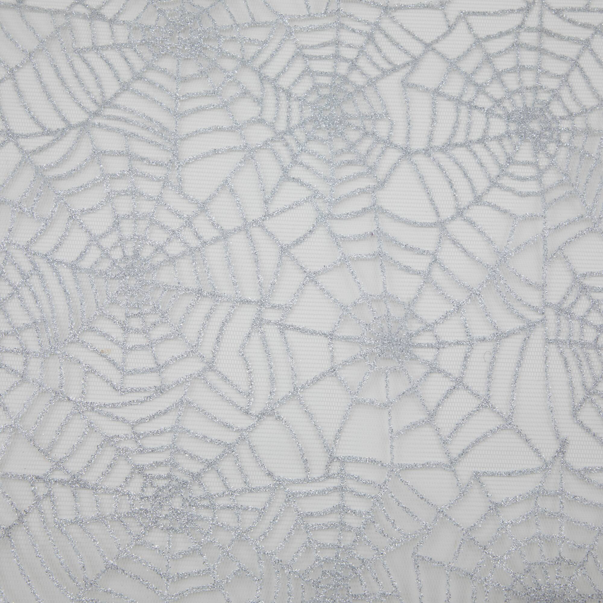 Wyla White Web Printed Mesh